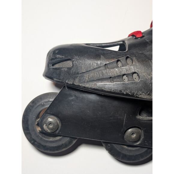 Rollerblade Macroblade Inline Skates Men’s Size 12 Black Red w/ Bag Guards main image 10